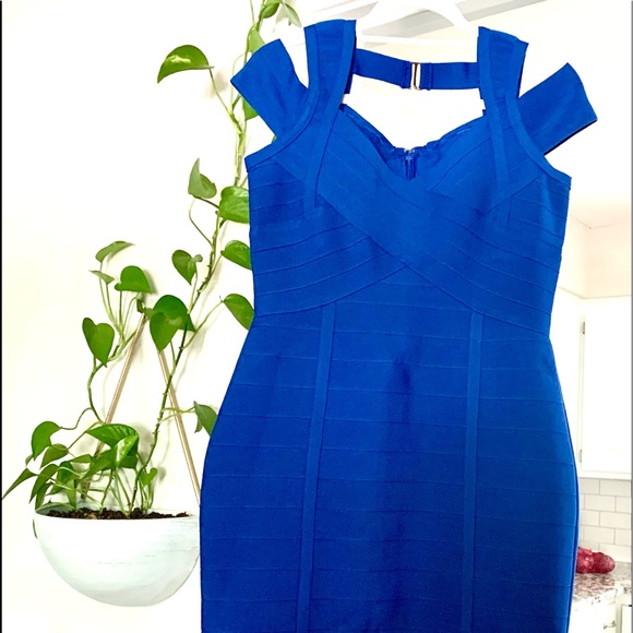 Super sexy, classy Royal Blue BODYCON dress😍NWOT - Picture 2 of 5